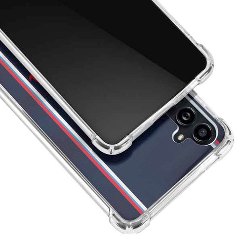 NBA Los Angeles Clippers Distressed Red Galaxy A54 5G Clear Case