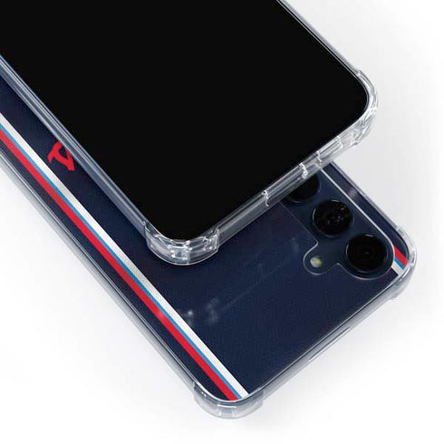 NBA Los Angeles Clippers Distressed Red Galaxy A55 5G Clear Case