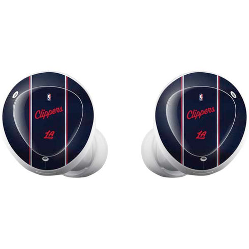 NBA Los Angeles Clippers Distressed Red Galaxy Buds Plus Skin