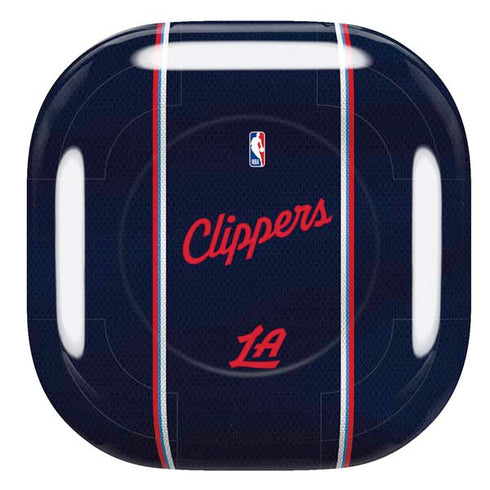 NBA Los Angeles Clippers Distressed Red Galaxy Buds Pro Skin