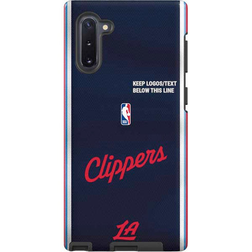 NBA Los Angeles Clippers Distressed Red Galaxy Cases