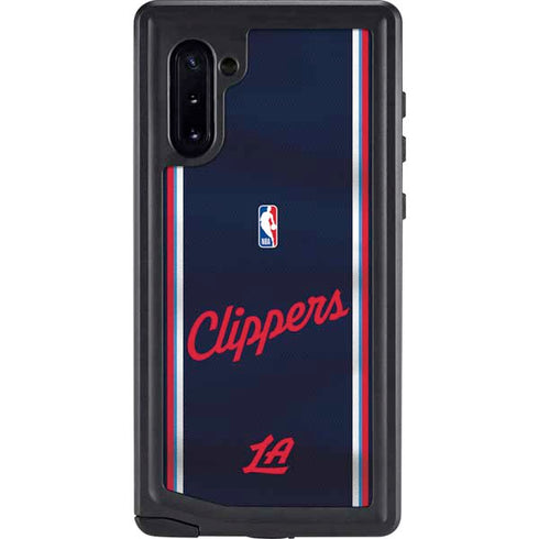 NBA Los Angeles Clippers Distressed Red Galaxy Cases
