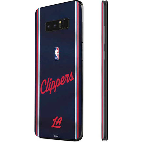NBA Los Angeles Clippers Distressed Red Galaxy Note 8 Skin