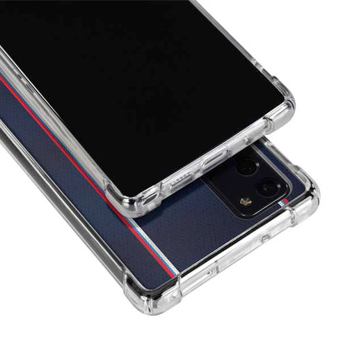 NBA Los Angeles Clippers Distressed Red Galaxy Note20 5G Clear Case