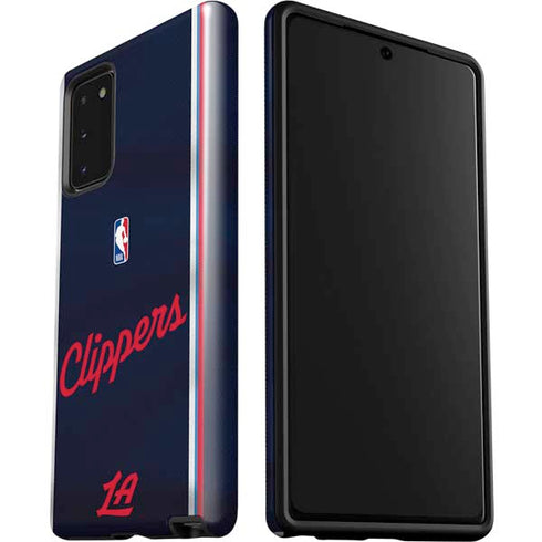 NBA Los Angeles Clippers Distressed Red Galaxy Note20 5G Pro Case