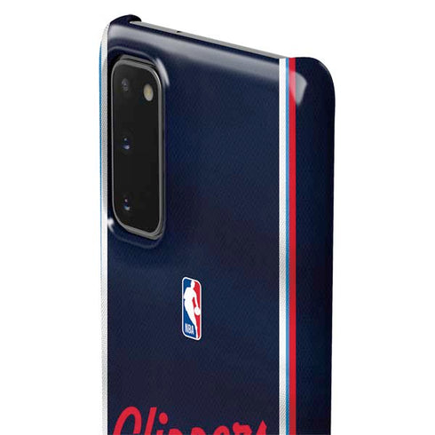 NBA Los Angeles Clippers Distressed Red Galaxy S20 Lite Case