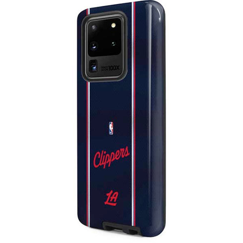 NBA Los Angeles Clippers Distressed Red Galaxy S20 Ultra 5G Pro Case