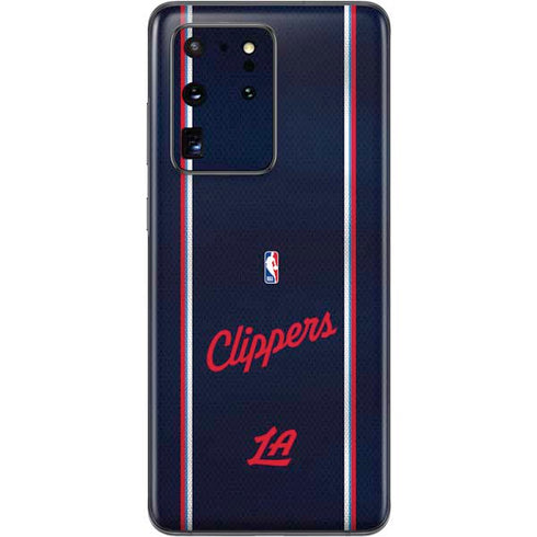 NBA Los Angeles Clippers Distressed Red Galaxy S20 Ultra 5G Skin