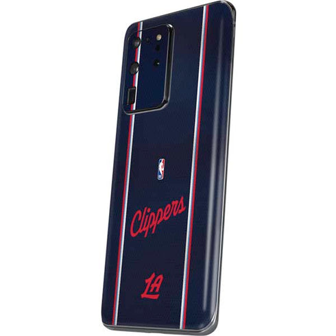 NBA Los Angeles Clippers Distressed Red Galaxy S20 Ultra 5G Skin