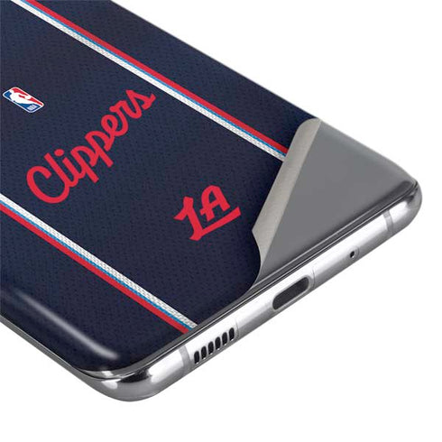 NBA Los Angeles Clippers Distressed Red Galaxy S20 Ultra 5G Skin