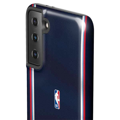 NBA Los Angeles Clippers Distressed Red Galaxy S21 Plus 5G Pro Case
