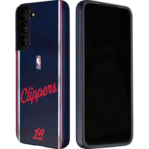 NBA Los Angeles Clippers Distressed Red Galaxy S22 Plus Pro Case