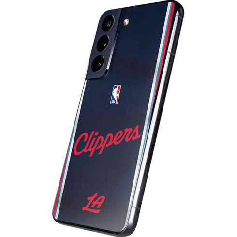 NBA Los Angeles Clippers Distressed Red Galaxy S22 Plus Skin