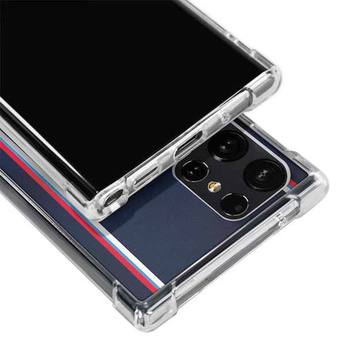 NBA Los Angeles Clippers Distressed Red Galaxy S22 Ultra Clear Case