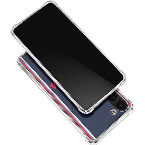 NBA Los Angeles Clippers Distressed Red Galaxy S23 Plus Clear Case