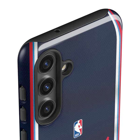 NBA Los Angeles Clippers Distressed Red Galaxy S25 Impact Case