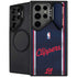 NBA Los Angeles Clippers Distressed Red Galaxy S25 Ultra Kickstand Case