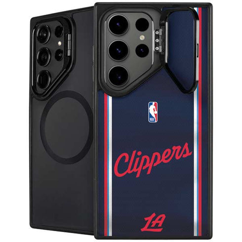 NBA Los Angeles Clippers Distressed Red Galaxy S24 Ultra Kickstand Case