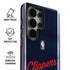NBA Los Angeles Clippers Distressed Red Galaxy S26 Ultra Impact Case