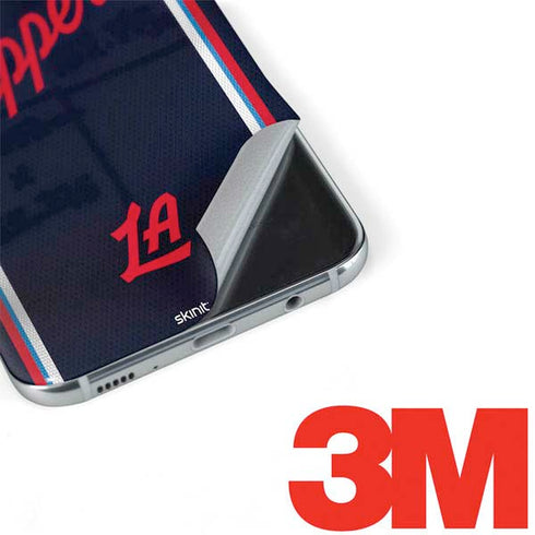 NBA Los Angeles Clippers Distressed Red Galaxy S8 Plus Skin