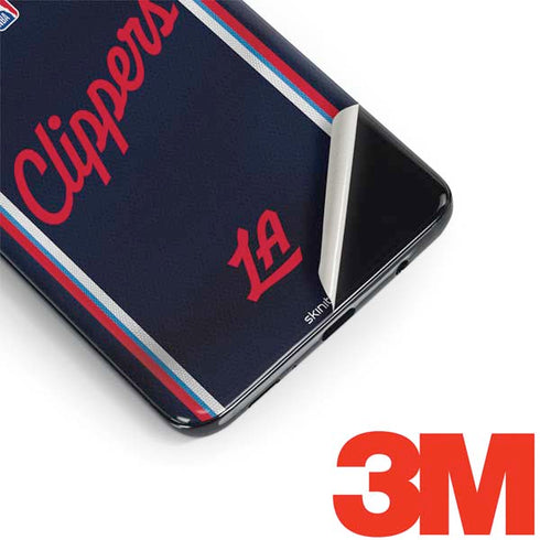 NBA Los Angeles Clippers Distressed Red Galaxy S9 Plus Skin