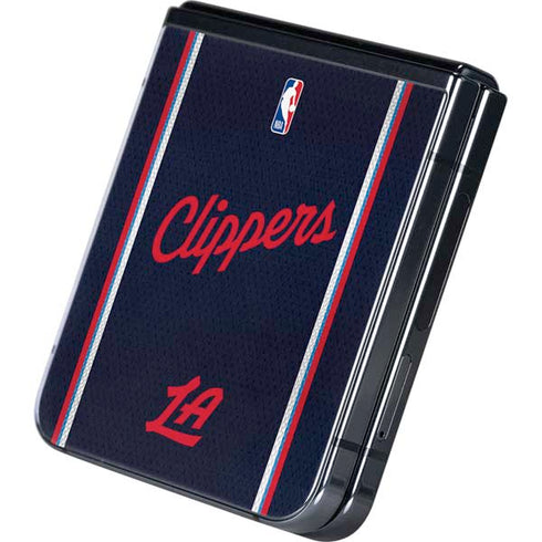NBA Los Angeles Clippers Distressed Red Galaxy Z Flip5 5G Skin