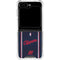 NBA Los Angeles Clippers Distressed Red Galaxy Z Flip6 Clear Case