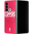 NBA Los Angeles Clippers Distressed Red Galaxy Z Fold4 5G Skin