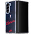 NBA Los Angeles Clippers Distressed Red Galaxy Z Fold5 5G Clear Case