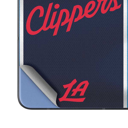 NBA Los Angeles Clippers Distressed Red Galaxy Z Fold5 5G Skin