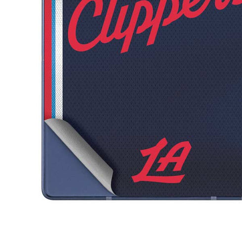 NBA Los Angeles Clippers Distressed Red Galaxy Z Fold6 Skin