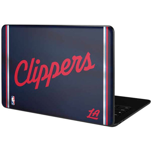 NBA Los Angeles Clippers Distressed Red Google Pixelbook Go Skin