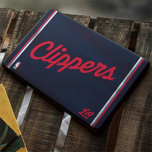 NBA Los Angeles Clippers Distressed Red Google Pixelbook Go Skin
