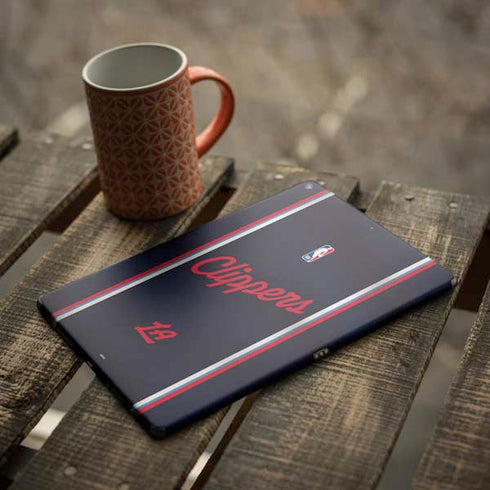 NBA Los Angeles Clippers Distressed Red iPad Skins