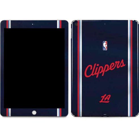 NBA Los Angeles Clippers Distressed Red Apple iPad Skin