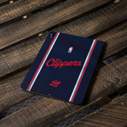 NBA Los Angeles Clippers Distressed Red Apple iPad Pro Skin