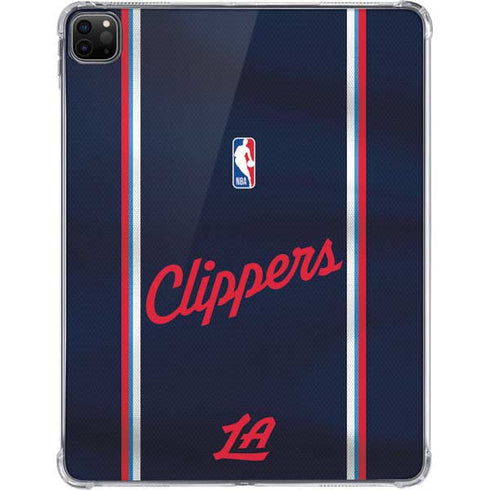 NBA Los Angeles Clippers Distressed Red iPad Pro 11in (2024) Clear Case