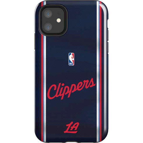 NBA Los Angeles Clippers Distressed Red iPhone 11 Impact Case