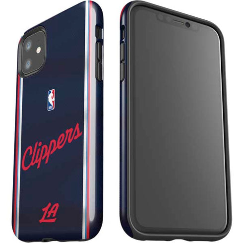 NBA Los Angeles Clippers Distressed Red iPhone 11 Impact Case
