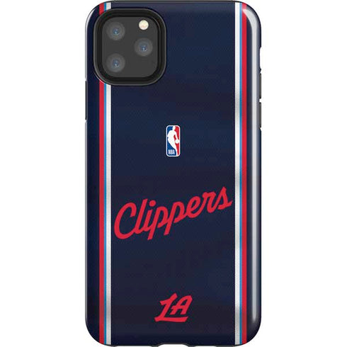 NBA Los Angeles Clippers Distressed Red iPhone Cases