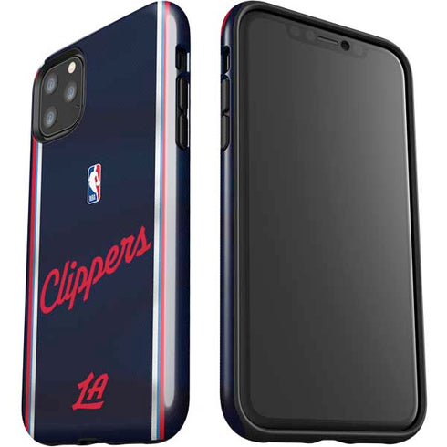 NBA Los Angeles Clippers Distressed Red iPhone 11 Pro Max Impact Case
