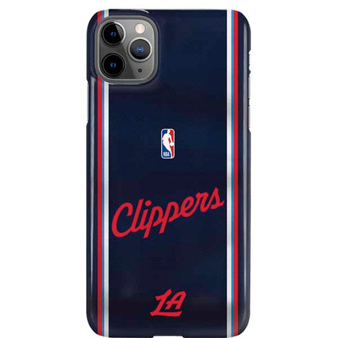 NBA Los Angeles Clippers Distressed Red iPhone Cases