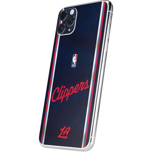 NBA Los Angeles Clippers Distressed Red iPhone 11 Pro Max Skin