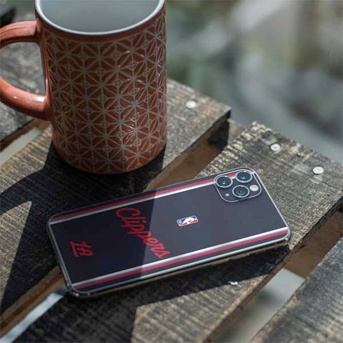 NBA Los Angeles Clippers Distressed Red iPhone 11 Pro Max Skin