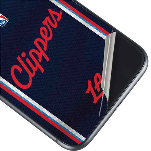 NBA Los Angeles Clippers Distressed Red iPhone 11 Skin