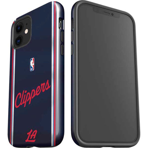 NBA Los Angeles Clippers Distressed Red iPhone 12 Mini Impact Case