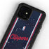 NBA Los Angeles Clippers Distressed Red iPhone 12 Mini Waterproof Case