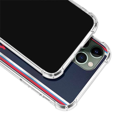 NBA Los Angeles Clippers Distressed Red iPhone 12 Pro Max Clear Case