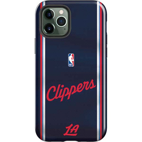 NBA Los Angeles Clippers Distressed Red iPhone 12 Pro Max Impact Case