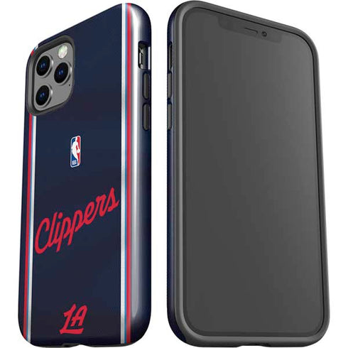 NBA Los Angeles Clippers Distressed Red iPhone 12 Pro Max Impact Case